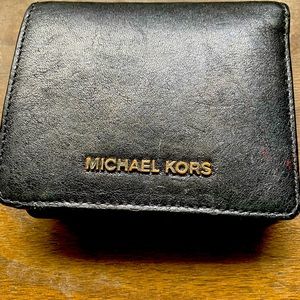 Michael Kors small black wallet